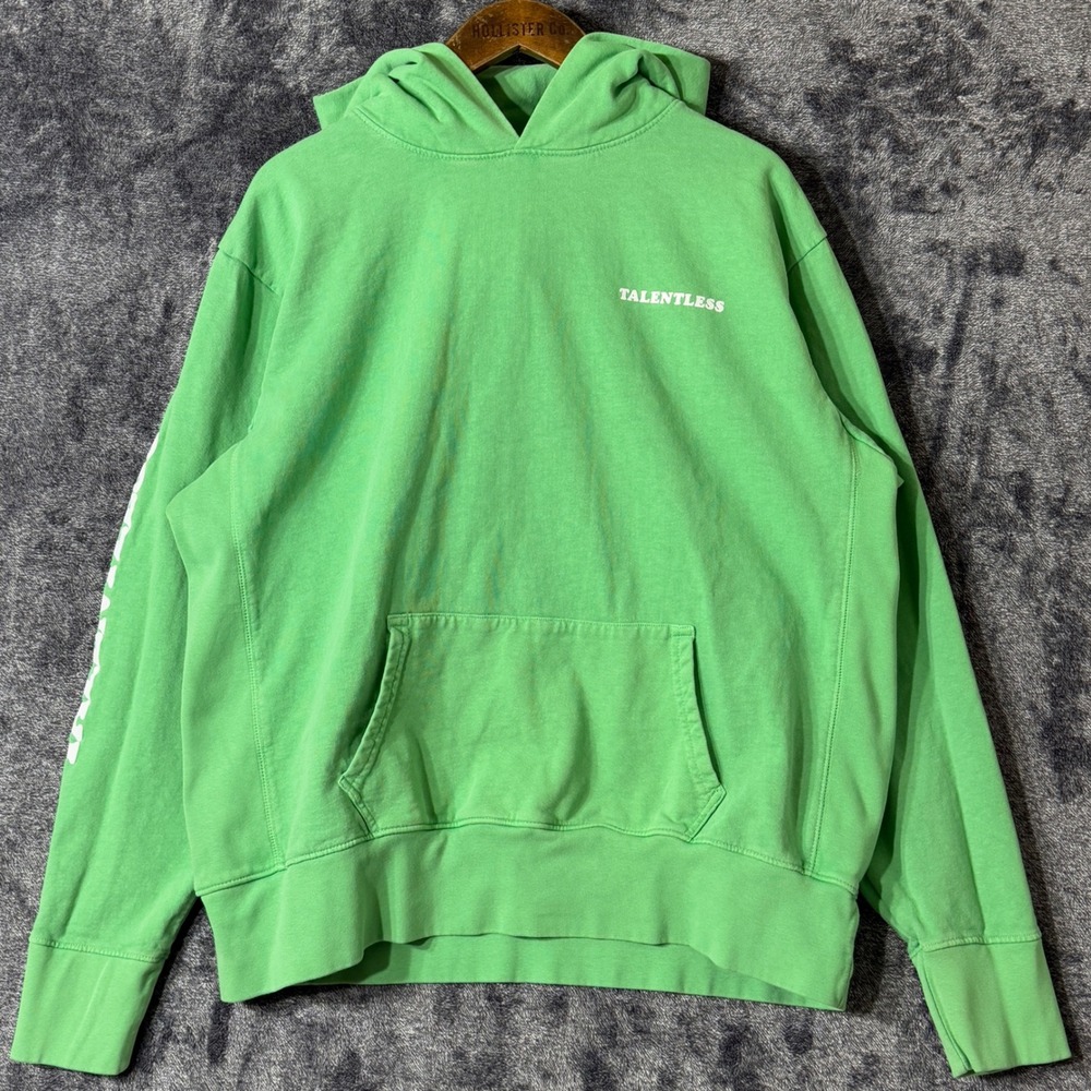 TALENTLESS Hoodie Large Green Pullover Scott Disick‎